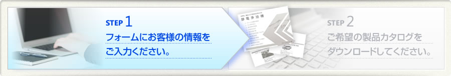 step1　フォームにお客様の情報をご入力ください。